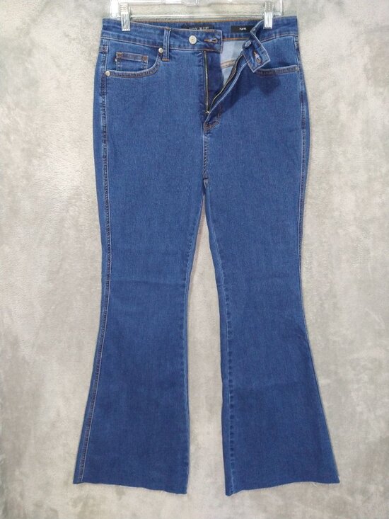 Judy Blue Denim - Judy Blue Jeans Women 13/31 Denim Flare High Rise Tummy Control Stretch Dark